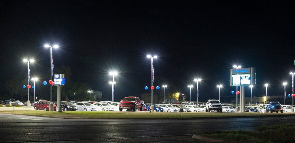 exterior led parking lot lights